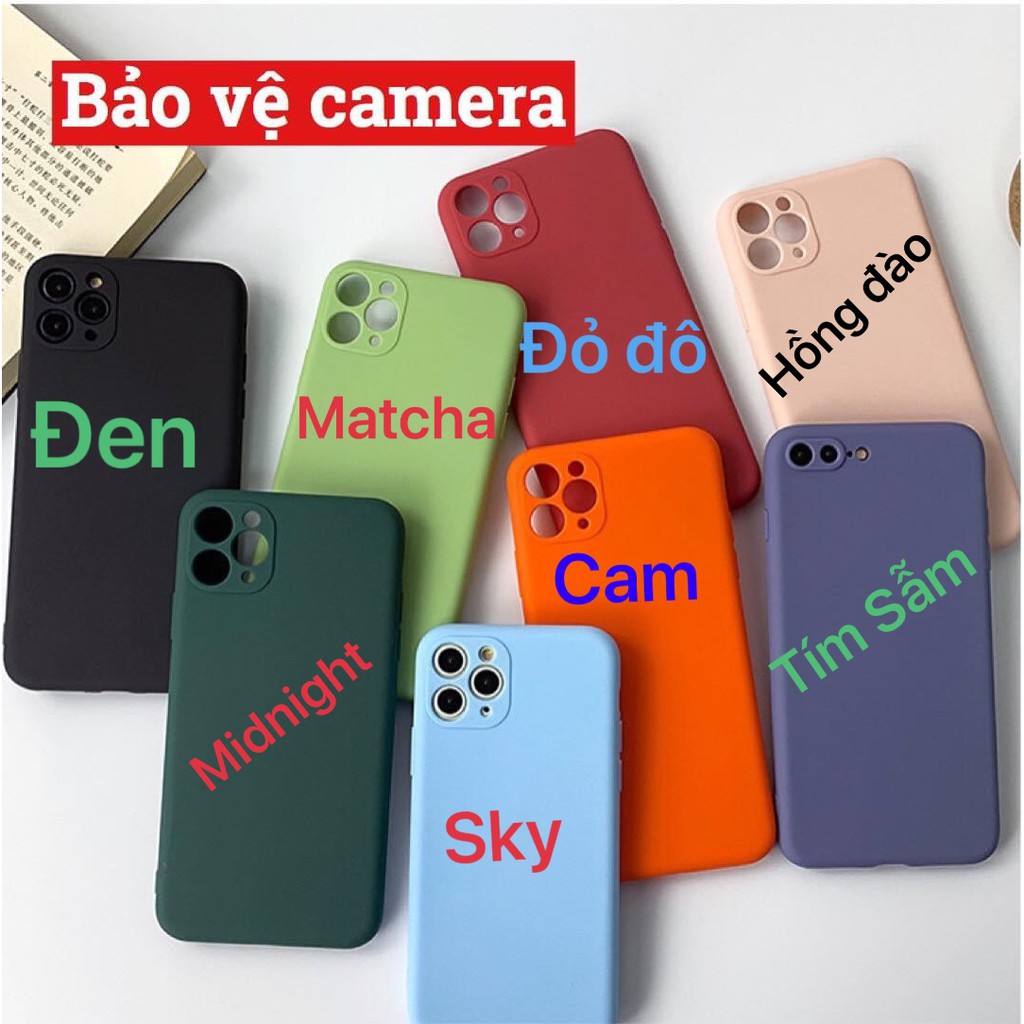 Ốp Lưng Iphone TPU Full Viền Bảo Vệ Camera ( TPU Cam )
