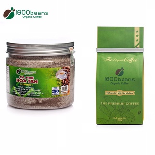 Combo 250gr cà phê hoà tan + 250gr cà phê rang xay 1800beans
