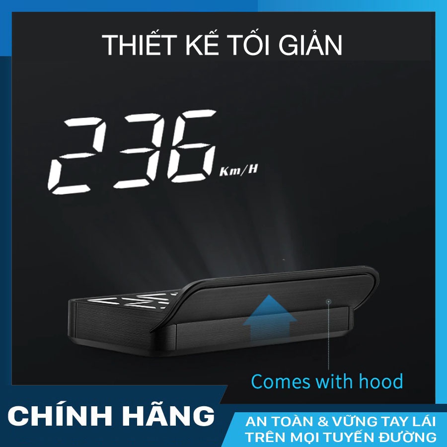 BỘ HIỂN THỊ TỐC ĐỘ HUD A100s Plus dành cho xe hơi New 2023