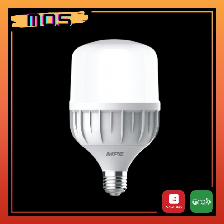 Bóng đèn led trụ mpe (thân đèn bằng nhựa)- Ánh sáng trắng/vàng Mos Shop