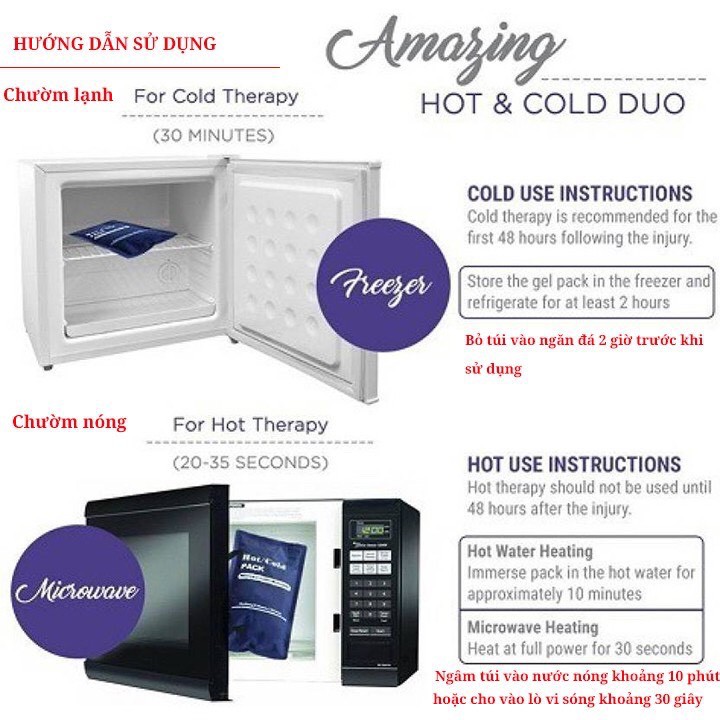 Túi chườm nóng lạnh đa năng TNL250 loại 250g