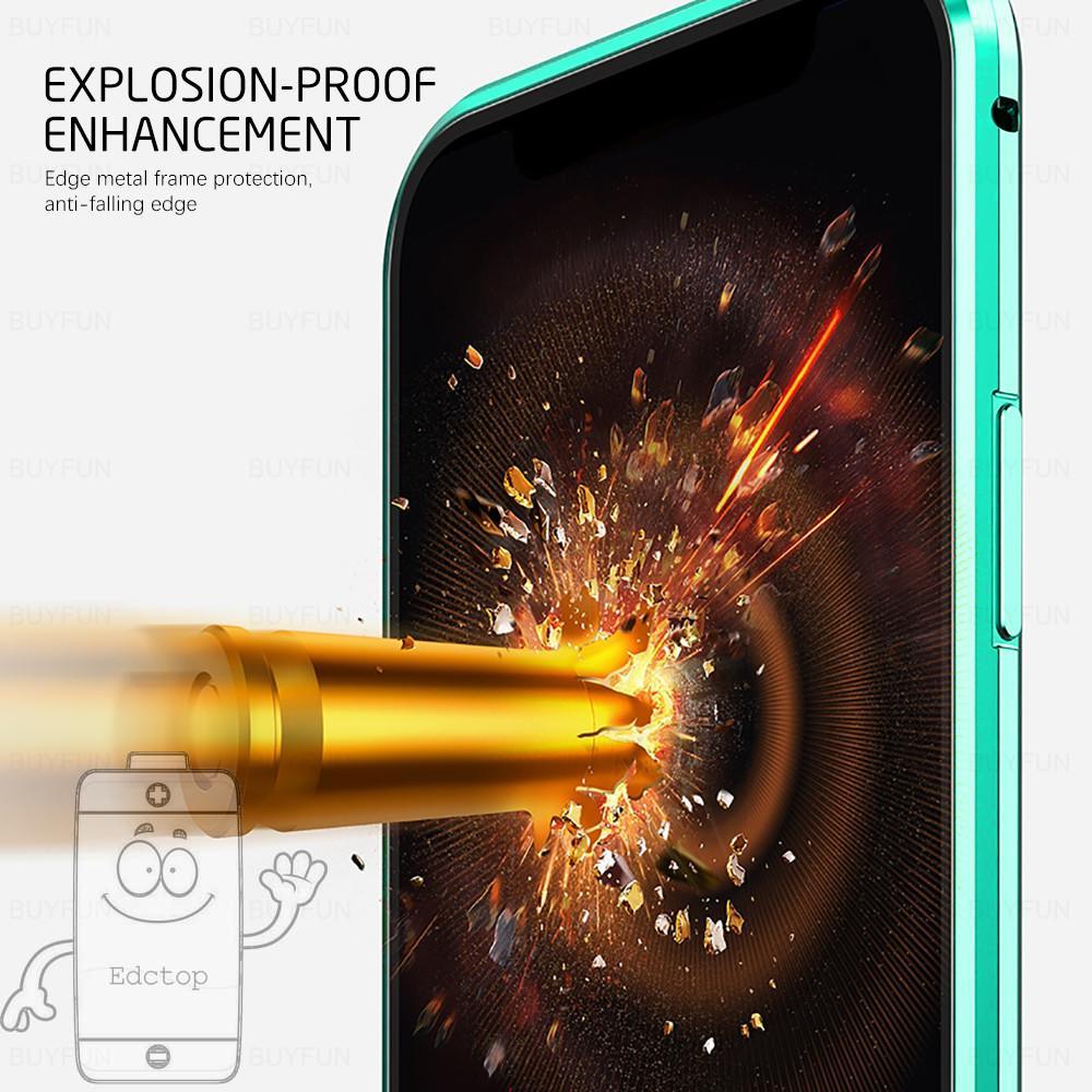 Double-sided Protection Cases Xiaomi Redmi K40 Pro Note 10 Pro Max Case Full Body High Grade Curved Tempered Glass Shockproof Cover