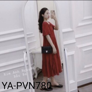 Váy Bầu Maxi Chất Đũi Đẹp