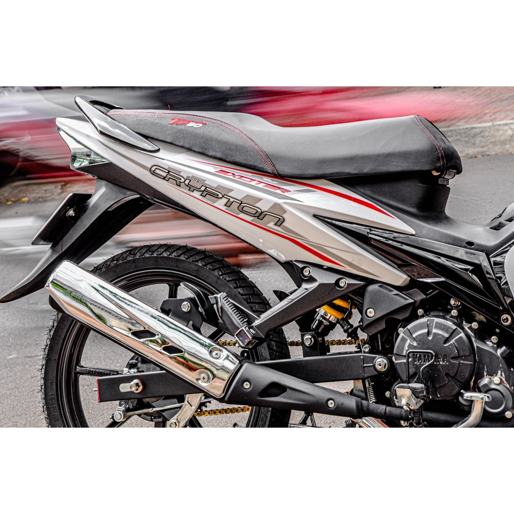Tem Ex 135 4s Trắng Đen Mẫu Exciter Cypton Chỉ đỏ