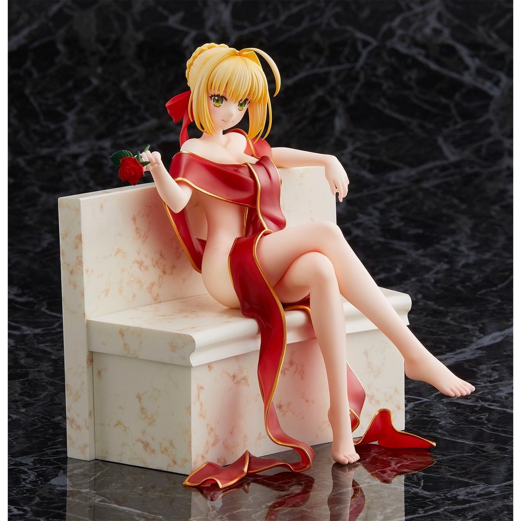 Mô hình chính hãng PVC Scale - Fate/Extra Last Encore - Saber EXTRA - 1/7 - Bathrobe Ver. (Aniplex)