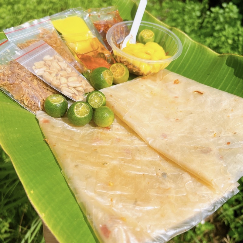 Combo 3 bịch bánh tráng dẻo sốt bơ Tomyum