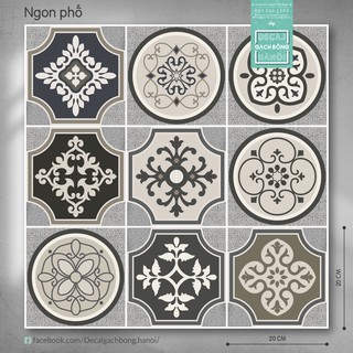 DECAL GẠCH BÔNG SANG TRỌNG VÀ LỊCH SỰ - MÀU SẮC NHÃ NHẶN