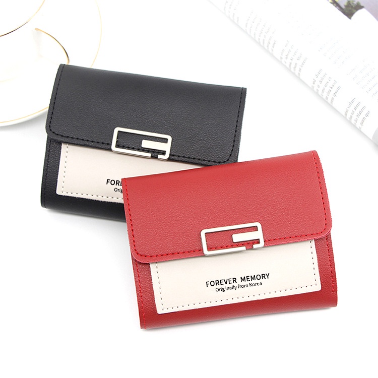 ví nữ mini ,ví nữ da thật kiểu dáng han quốc cao cấp kiểu dáng sang trọng thời trang lucaster LR001 bảo hành 12 tháng