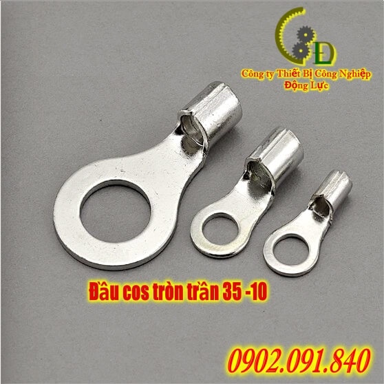 Đầu cos tròn trần 10cái 💥VIP💥cốt khuyên, cosse khoen chữ O nối dây điện bằng đồng 14mm, 16mm, 38mm RNB14-6/ 22-10/ 38-10