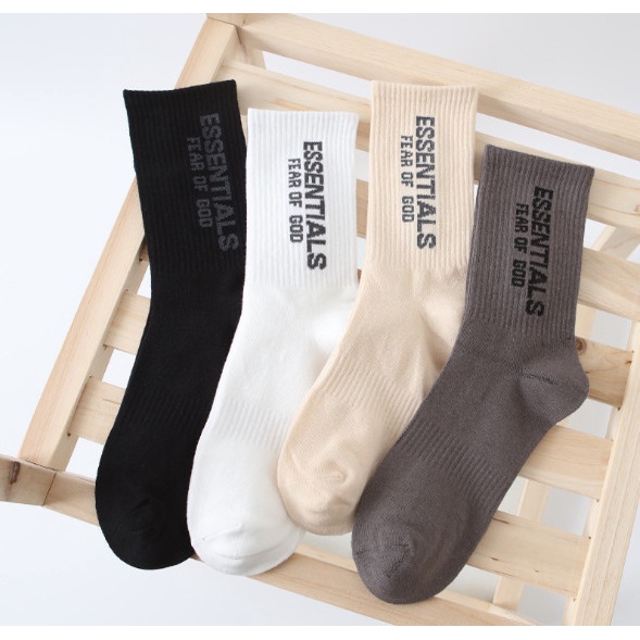 Vớ Tất FG, Vớ ESSENTIALS cao cổ Nam Nữ phong cách thể thao, trẻ trung, năng động.