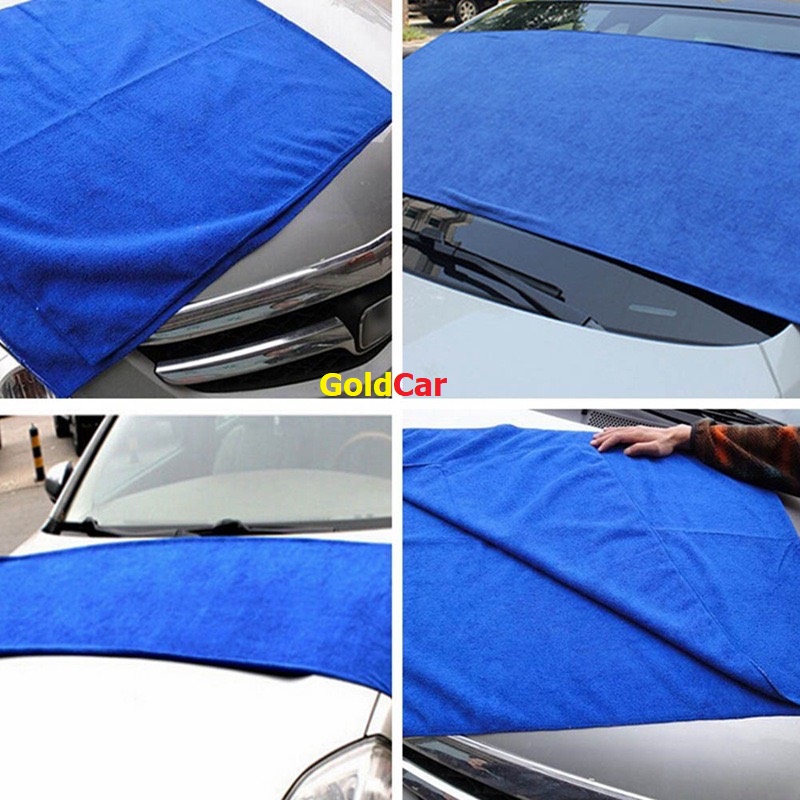 Khăn lau xe hơi loại lớn 160 x 60cm không rụng bông hàng dày siêu hút nước