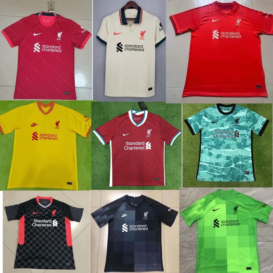 Áo Bóng Đá Sân Nhà Câu Lạc Bộ Liverpool Mới 2020 UCL Size S-4XL
