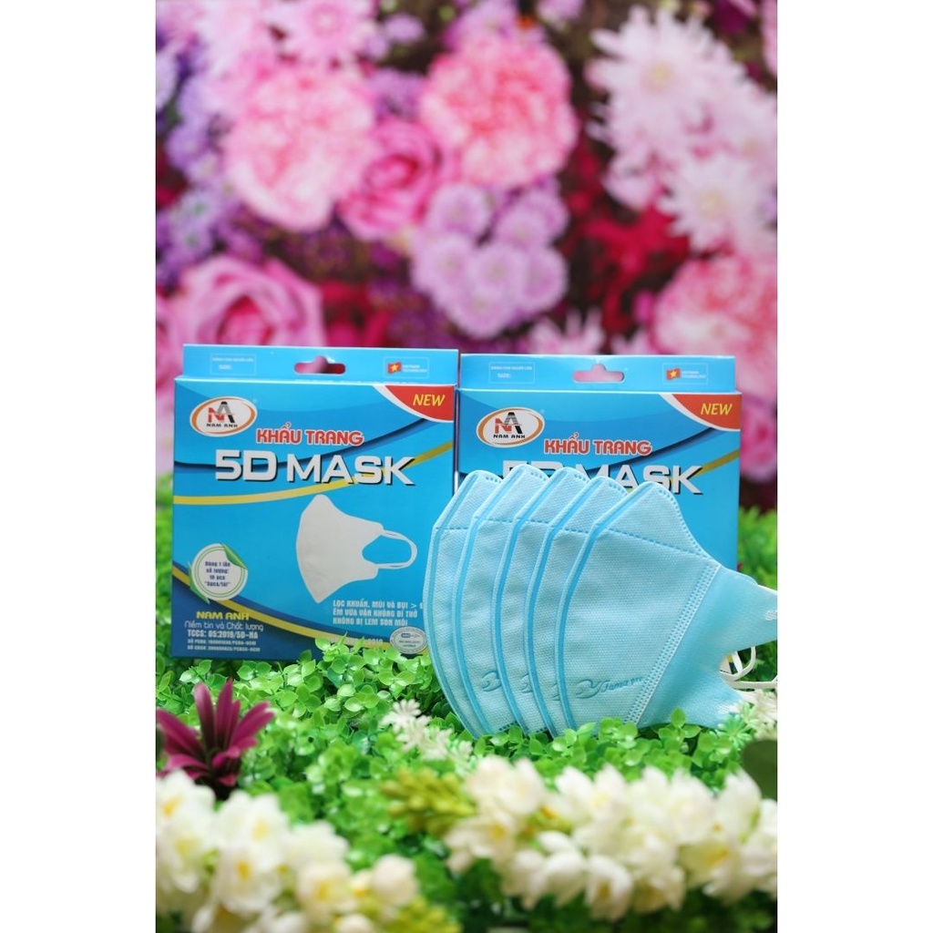 [THÙNG 100 HỘP] Khẩu trang 5D Mask FAMAPRO quai thun