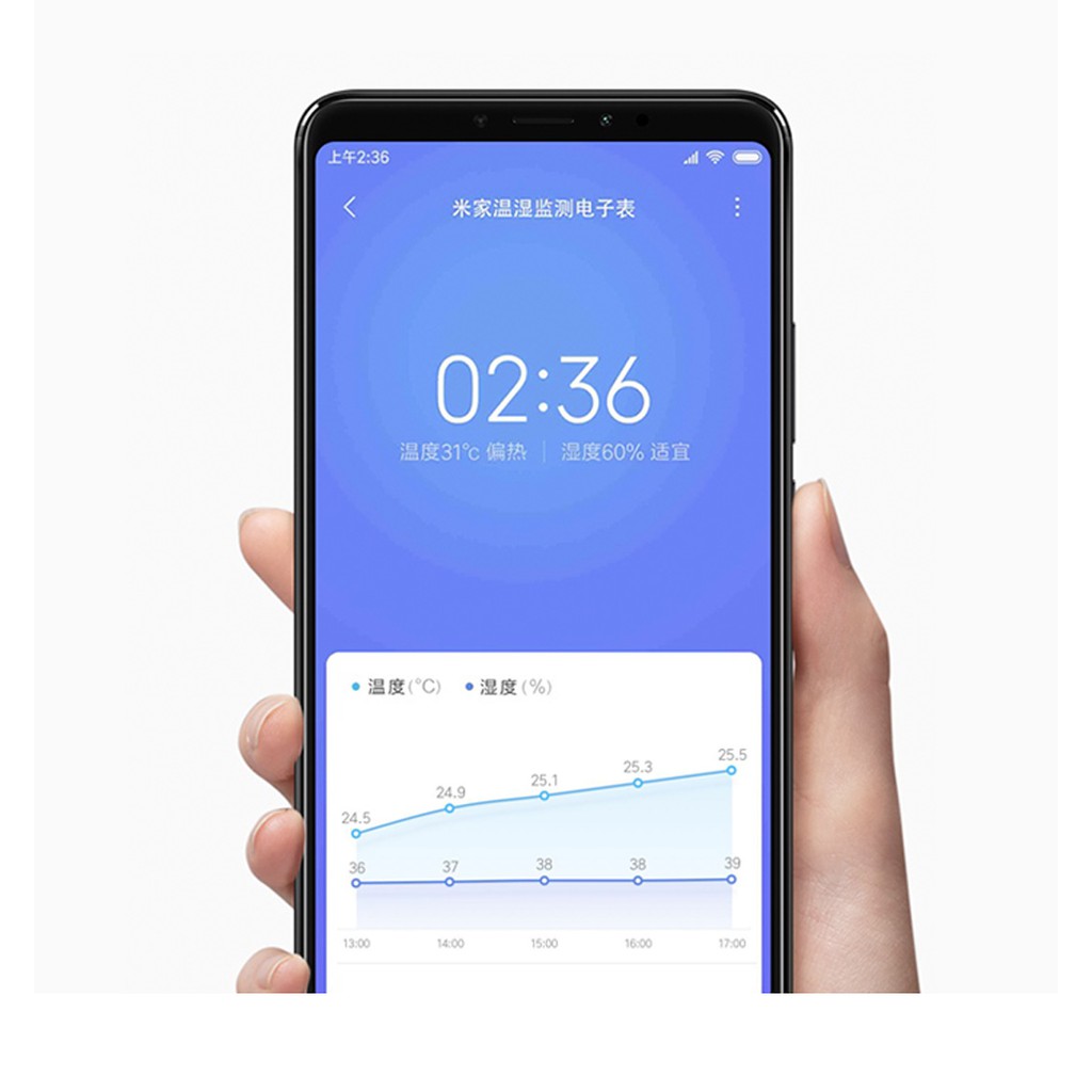 🔝 Đồng hồ tích hợp nhiệt độ và độ ẩm Xiaomi thông minh | BH 7 ngày 💛 💛 💛