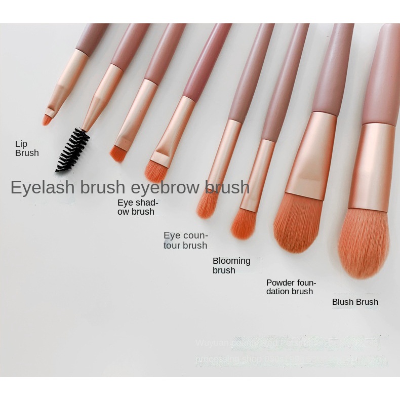 Lansiyi® Set 8 Cọ Trang Điểm Phấn Phủ Má Hồng Phấn Má Hồng Phấn Phủ Mềm Mại Dễ Lên Màu Mini