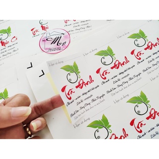 DECAL ĐẾ VÀNG A4( xấp 100 tờ)