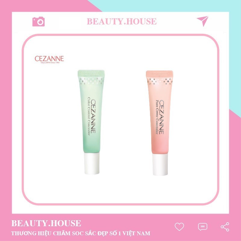 Kem che khuyết điểm Cezanne Color Control, Pore Cover Concealer- 13gr