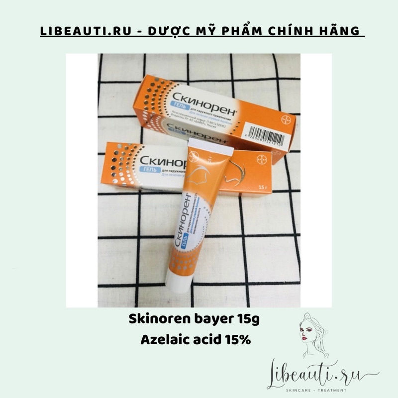 GEL SKINOREN AZELAIC ACID 15G ( TRẢ BILL )