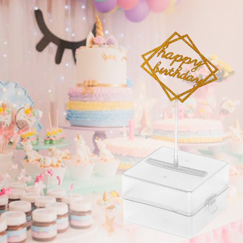 Hộp Nhựa Đựng Tiền Và Bánh Kem