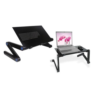 Bàn Để Máy Tính Laptop Có Lưới Tản Nhiệt Điều Chỉnh Độ Cao 360 Độ Gấp Gọn Pro