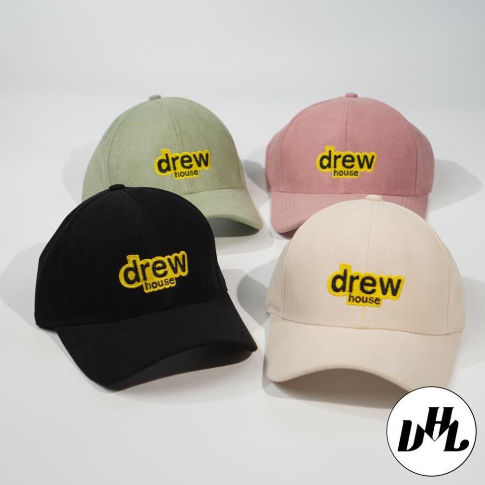 (SẴN HÀNG) Mũ lưỡi trai, Nón kết nam nữ DREW vải NHUNG phong cách Ulzzang form unisex nam nữ (Ảnh thật)