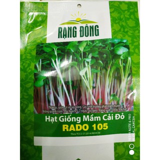 Hạt giống mầm củ cải đỏ 30gr❤️freeship xtra❤️