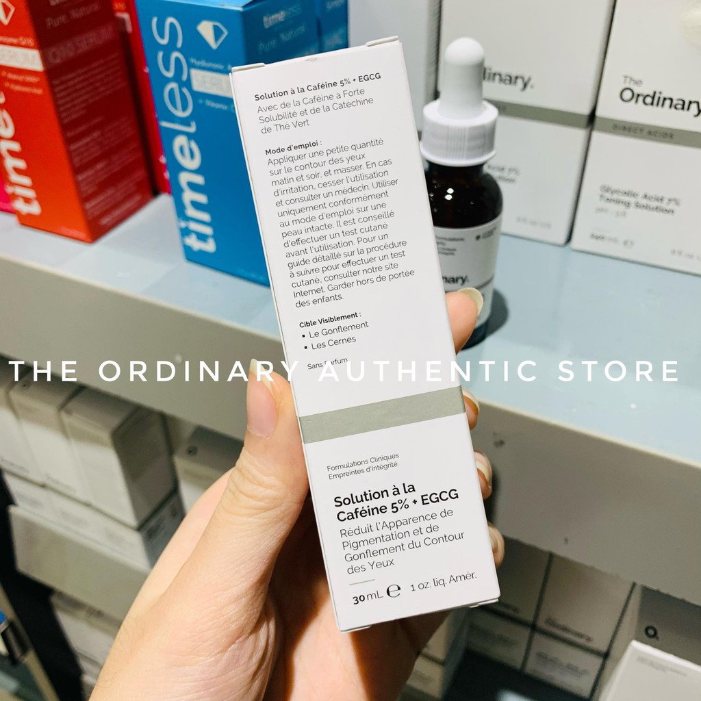 Serum The Ordinary Caffeine Solution 5% + EGCG - Tinh chất giảm quần thâm mắt ( 30mL ) | BigBuy360 - bigbuy360.vn