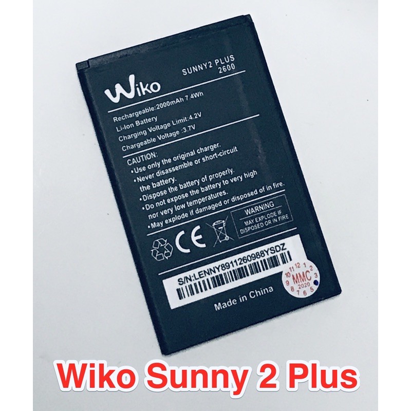 Pin Wiko Sunny 2 Plus