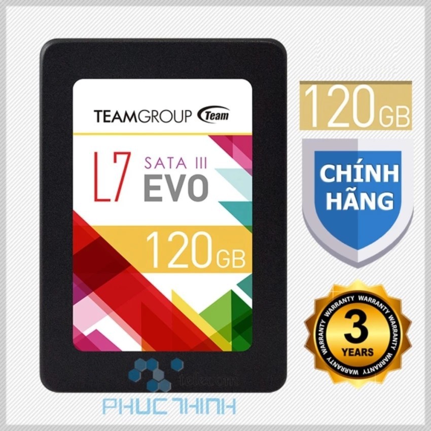 [Mã 255ELSALE giảm 7% đơn 300K] Ổ cứng SSD 120GB TEAM L7 EVO Sata III - Hãng phân phối chính thức