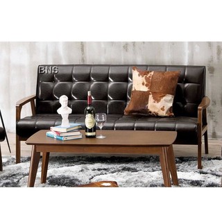 Sofa Cổ Điển BNS 8039D-3P Da Đen