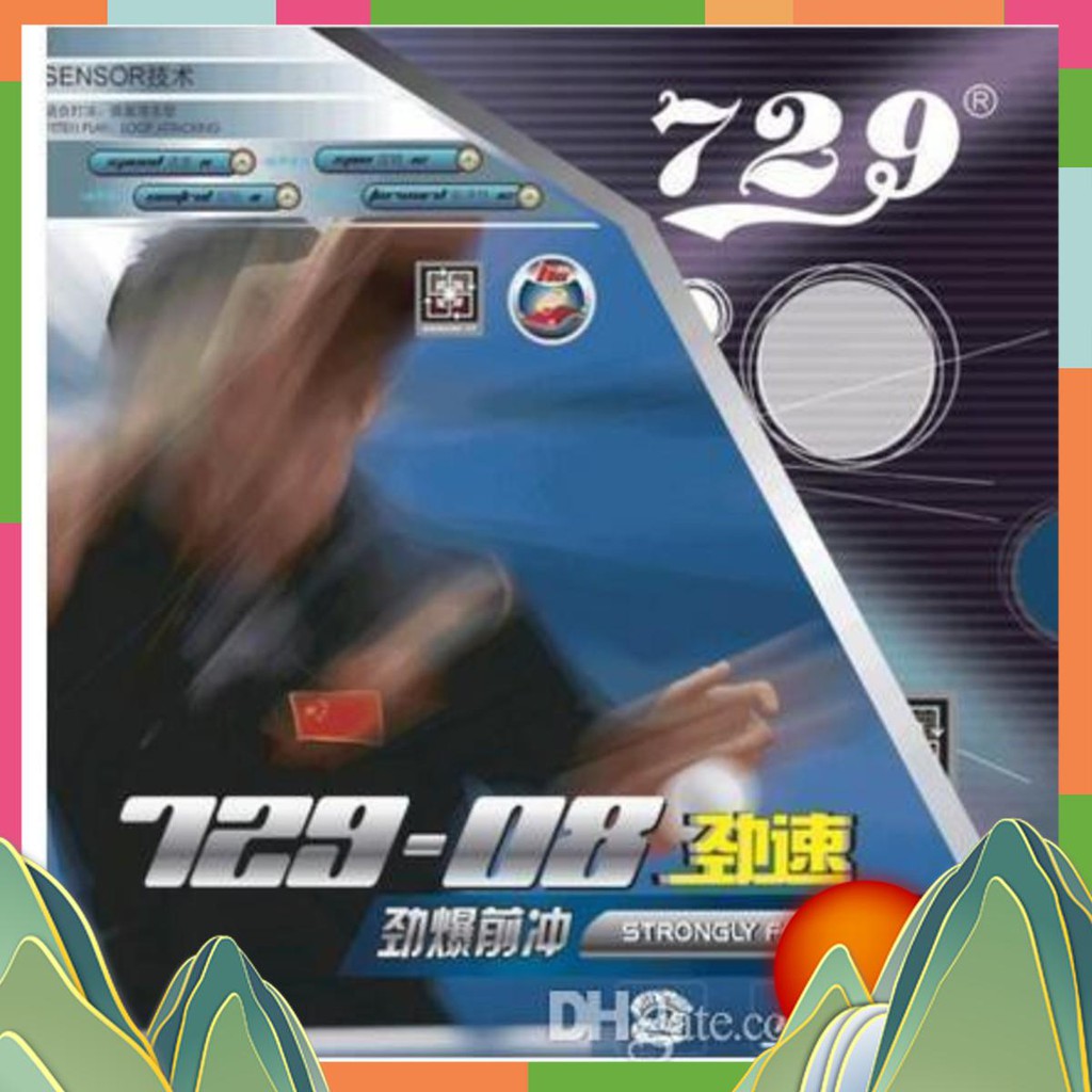 Mặt vợt bóng bàn 729-08 nâng cấp 729-2 New 2019 Vl88