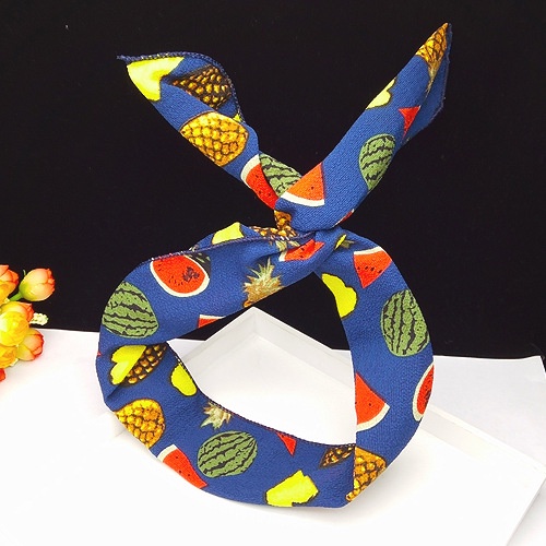 Mới Băng Đô Cài Tóc Hình Tai Thỏ Họa Tiết Chấm Bi Dễ Thương