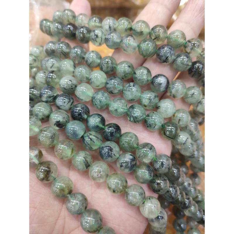 Chuỗi Hạt Đá Tròn Tự Nhiên 4/6/8/10 mm Dùng Làm Trang Sức Thủ Công