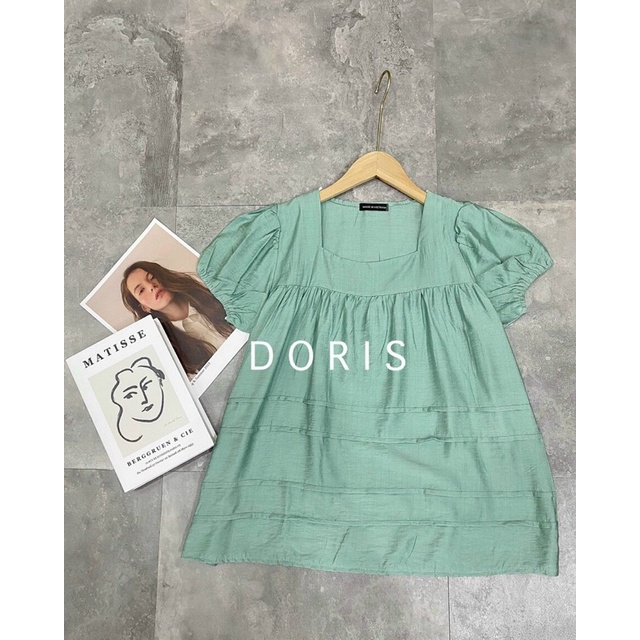 Áo bầu thiết kế cổ vuông trẻ trung A7