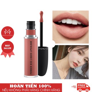 Son Kem Mac Powder Kiss Liquid Lipcolour Màu 996 Date-Maker Hồng Nude