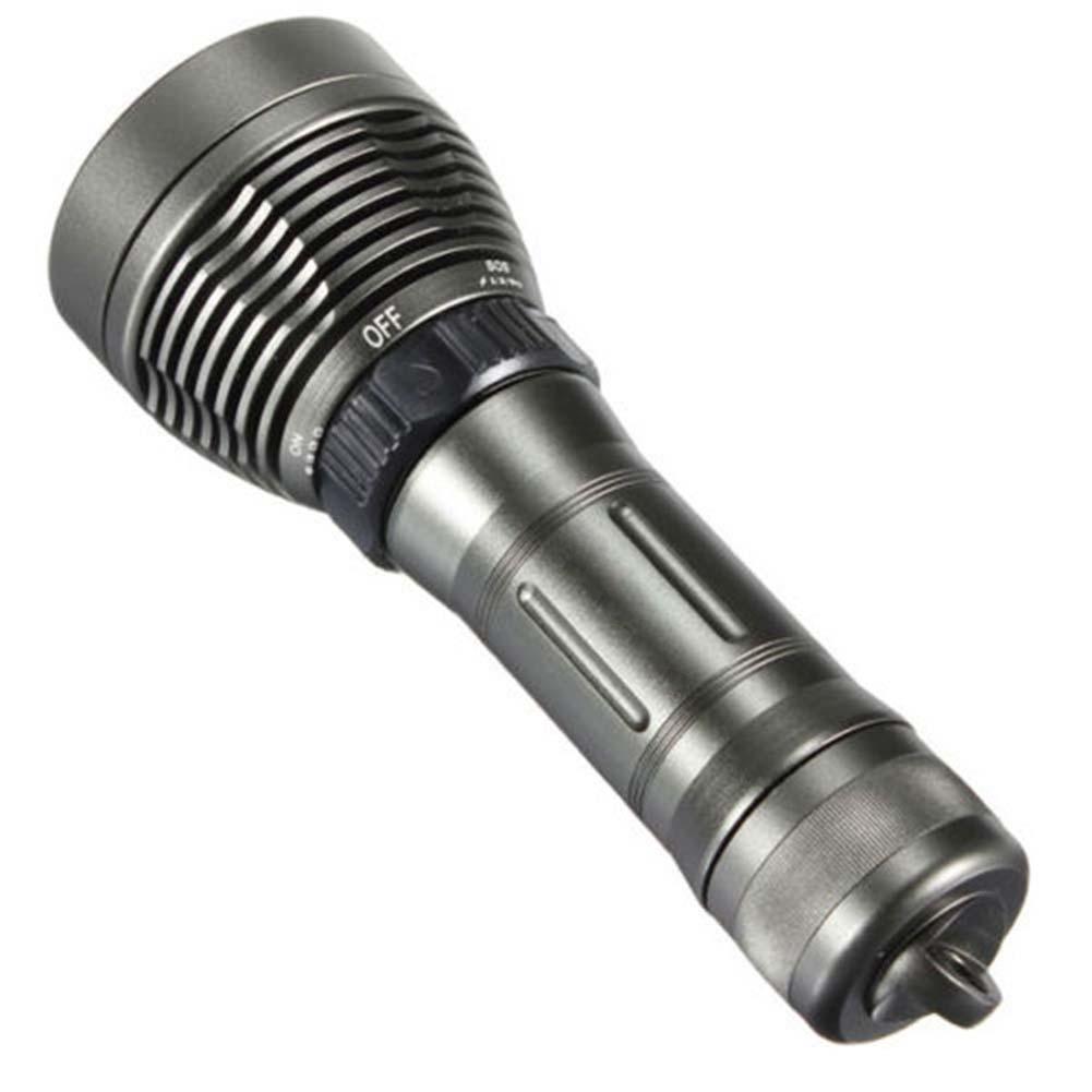 Super Bright 80m LED Diving Flashlight Torch Scuba Light Lamp Waterproof