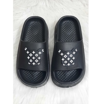 DÉP SIÊU NHẸ HÌNH  GẤU ĐẾ SỌC ĐỘN ĐẾ CAO 3CM ( ĐẶT TĂNG LÊN 2 SIZE)