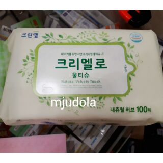 Khăn ướt Hàn Quốc Natural Herbal 100 miếng