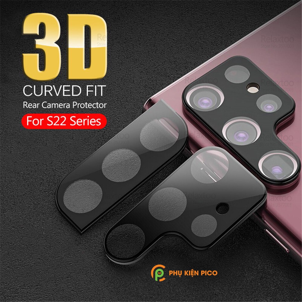 Dán camera Samsung S22 Plus thấu kính nổi 3D - Cường lực camera Samsung Galaxy S22 Plus độ cứng 9H trong suốt