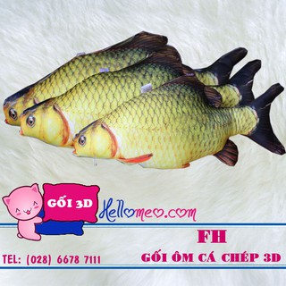  Gối Ôm 3D Con Cá Chép Cho Bé 100 cm