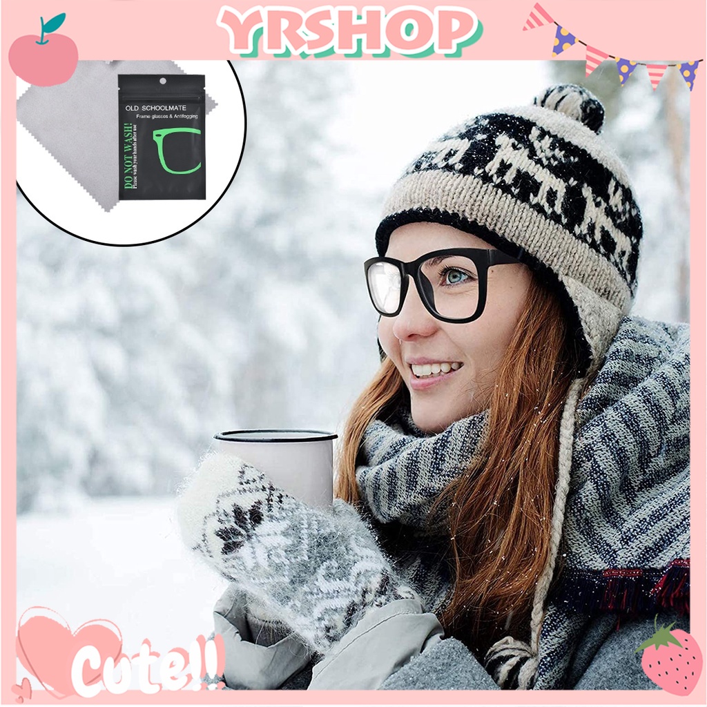 Khăn lau kính bằng vải nano chống sương mù có thể tái sử dụng chất lượng cao