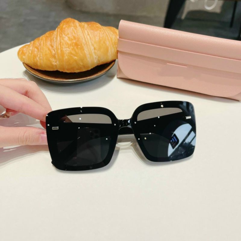 Kính Vuông Tràn Viền Nam nữ Mẫu Mới GC Guci Màu đen nâu