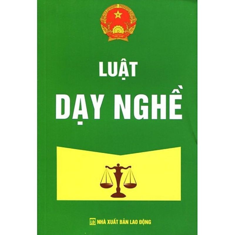 Sách - Luật dạy nghề (NXB Lao động)