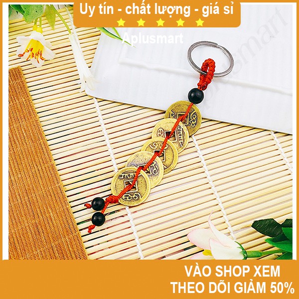 Móc khóa ngũ đế đồng xu cổ ✅FREESHIP 🚛 Móc khóa ngũ đế đồng xu cổ - Aplusmart
