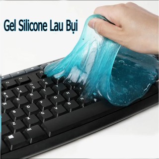 Gel Silicone Lau Bụi, Miếng Bùn Dẻo Vệ Sinh Nội Thất Ô tô, Bàn Phím Máy Tính, Điện Thoại