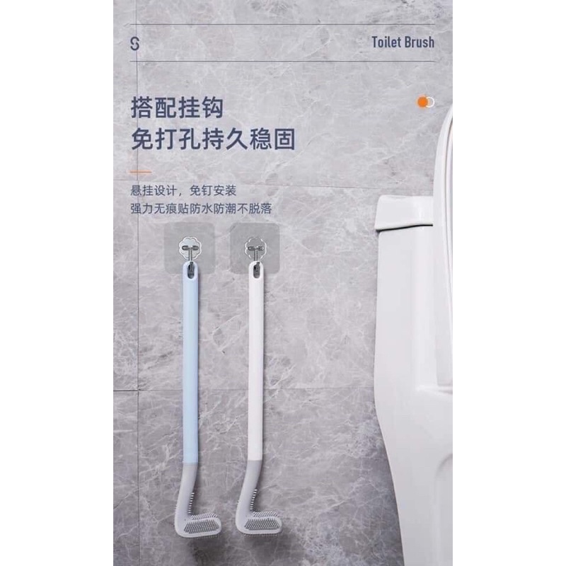 Cây Silicon Cọ Toilet Bồn Cầu Thông Minh