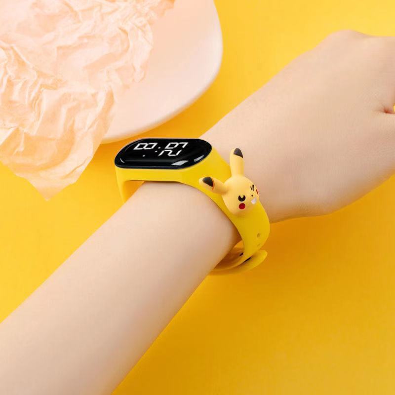 Đồng hồ thể thao thông minh màn hình cảm ứng chống nước 8 màu sắc mới dành cho trẻ em