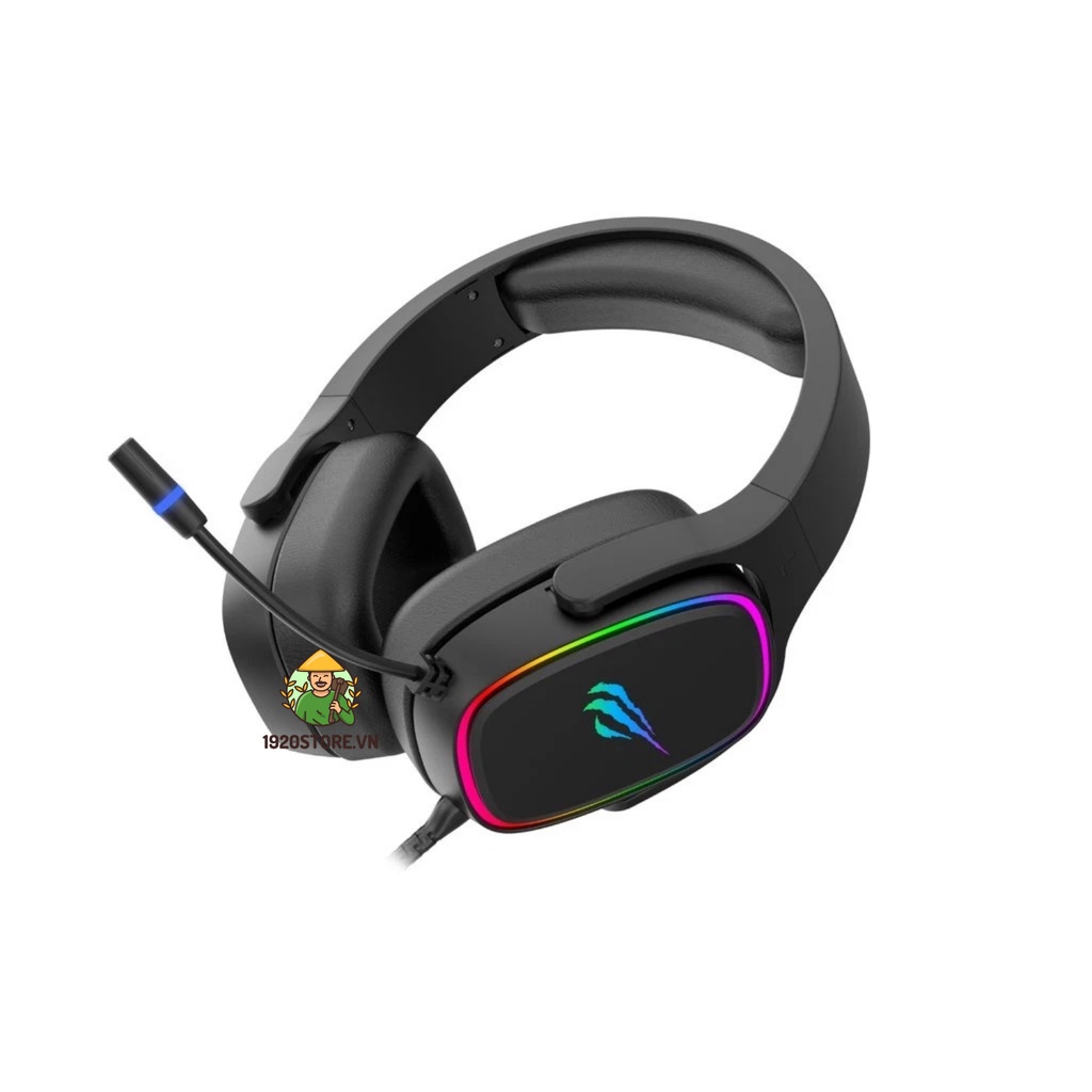 Tai Nghe Gaming Headphone HAVIT H2029U, Driver 50mm, Thiết Kế Khung Thép, Mic Khử Ồn - Chính Hãng BH 12T