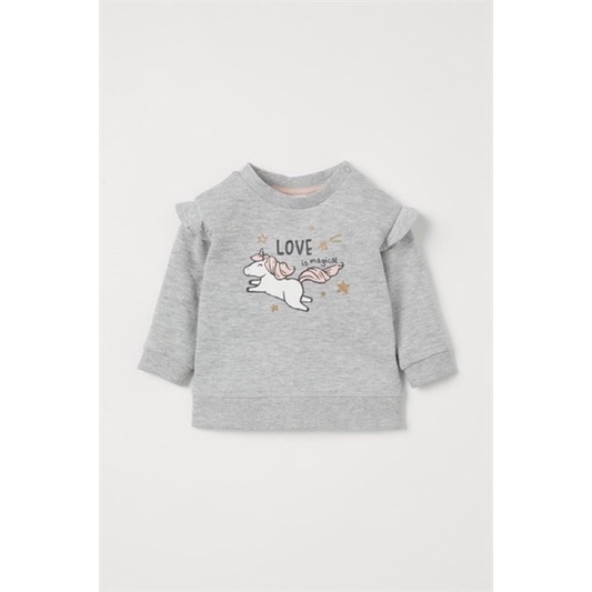 [KIDDO] Áo nỉ H&amp;M nhiều màu sắc cho bé gái siêu dễ thương