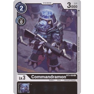 Thẻ bài Digimon - TCG - Commandramon / BT3-059'